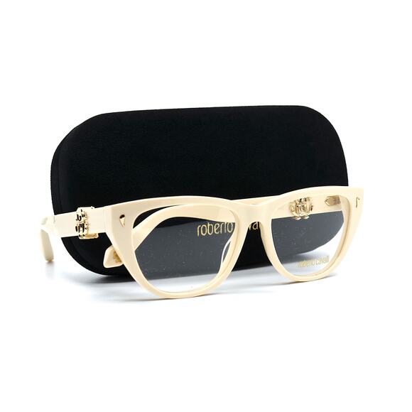 NEW ROBERTO CAVALLI VRC045 09X7 IVORY WOMEN'S EYEGLASSES FRAME - Picture 8 of 10